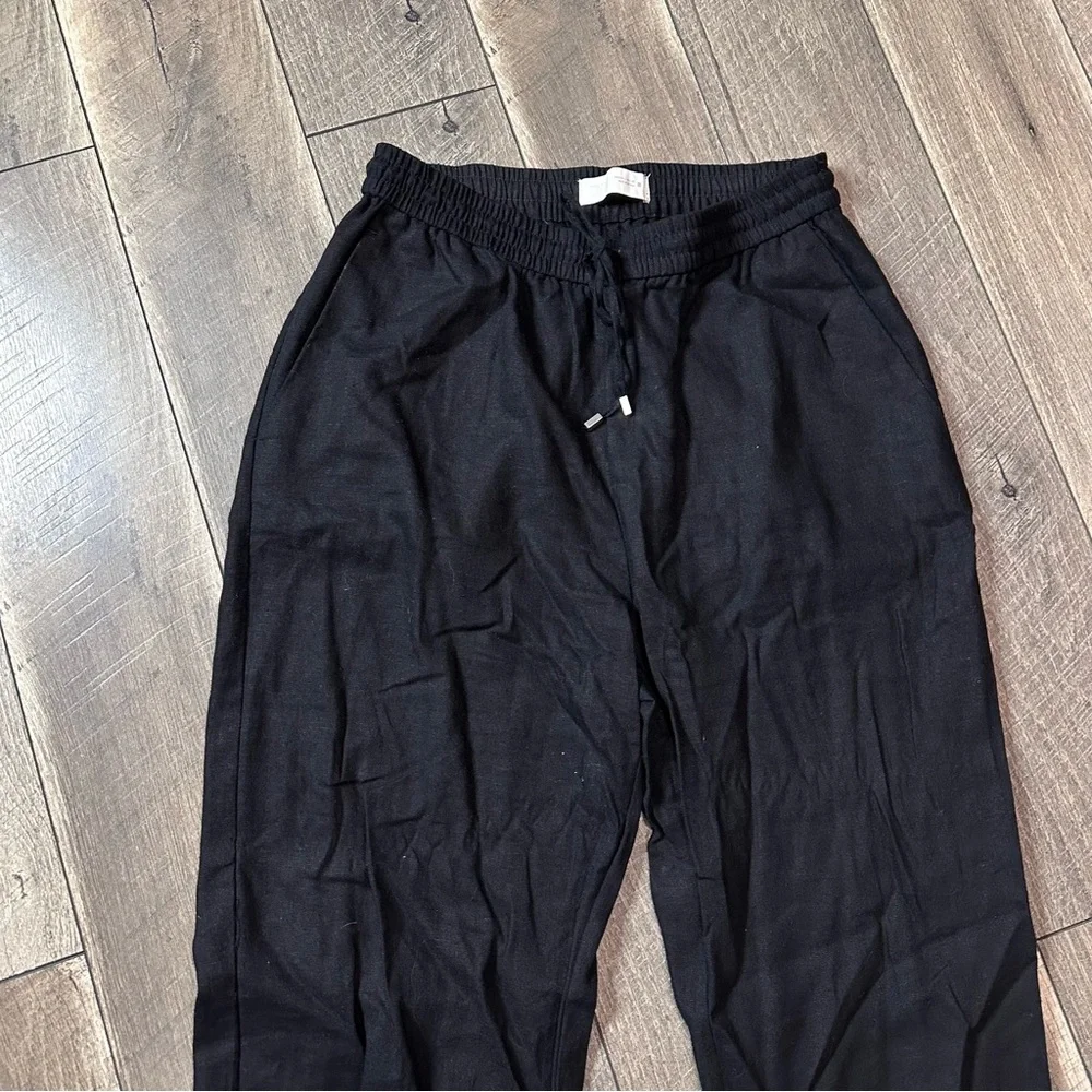 Zara Linen Blend Pants